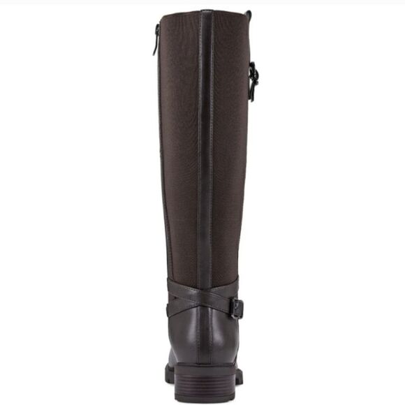 EASY SPIRIT Bianca Tall Boots Brown 9 W Wide - Picture 2 of 15